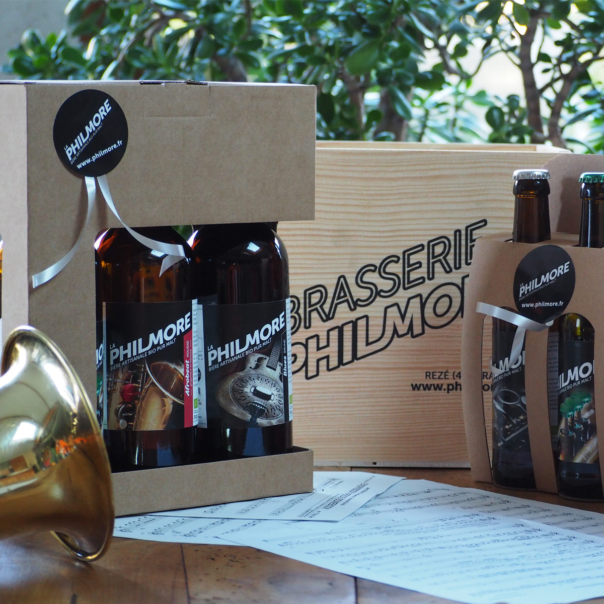 La Philmore – coffrets cadeaux – bière bio artisanale pur malt